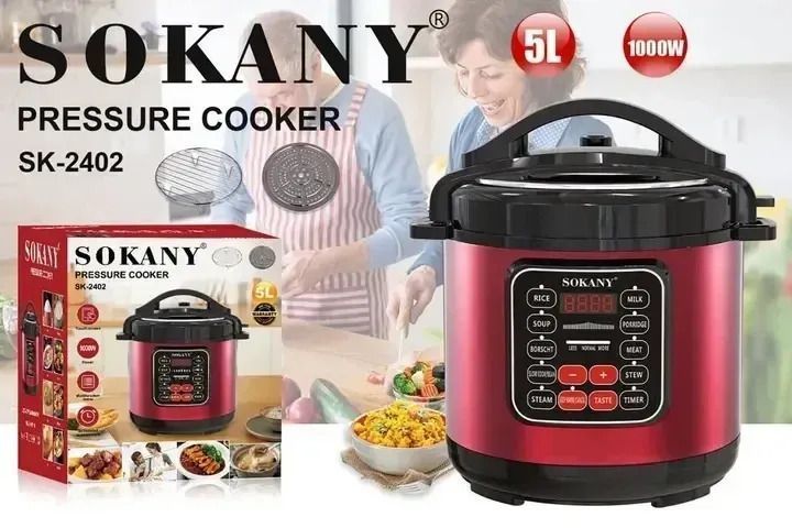 Мультиварка Sokany SK-2402 5 л 1000 Вт 12-2402 фото