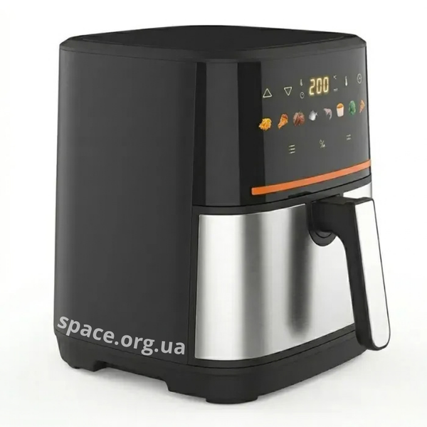 Аерофритюрниця LumaBella LB-60027 7.5 л 2200 Вт знімний кошик, антипригарне покриття 1-LB-60027 фото