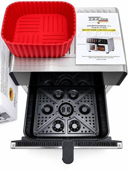 Аерофритюрниця AirChef Pro Zepline ZP-00367 15 літрів 14 програм 2200 Вт 1-00367 фото