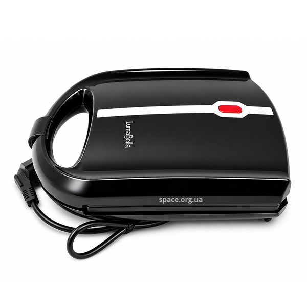 Електричний гриль-сендвічниця LumaBella LB-58010 1000 Вт, LED індикація, антипригарне покриття 4-58010 фото