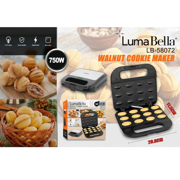 Електрична горішниця LumaBella LB-58072 750 Вт 12 горішків, LED індикація 3-LB-58072 фото