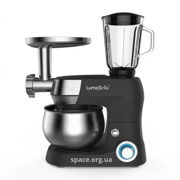 Кухонний комбайн LumaBella LB-55005 6 л 1500 Вт блендер, тістоміс, м&rsquo;ясорубка 20-LB-55005 фото