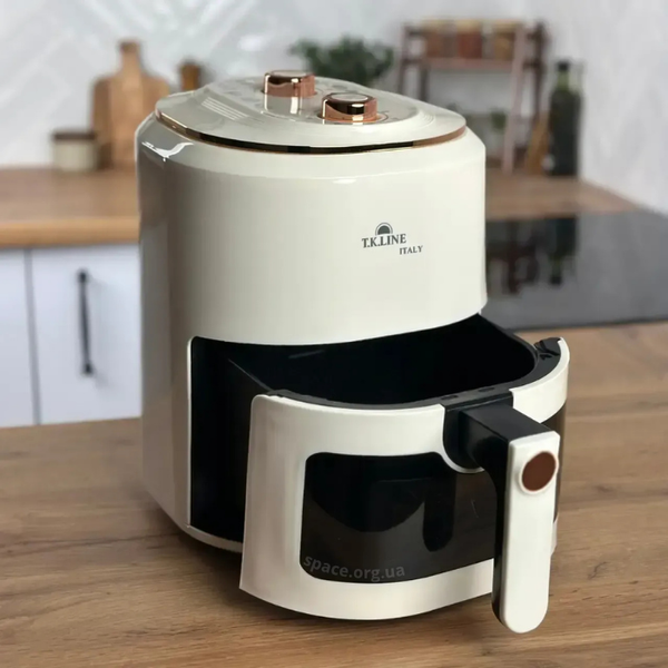 Аерофритюрниця механічна T.K.Line TK00268 8 л з антипригарним покриттям 3400 Вт 1-00268 фото
