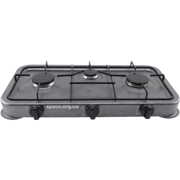 Настільна газова плита Domotec MS-6603 таганок на 3 конфорки 10-MS-6603 фото