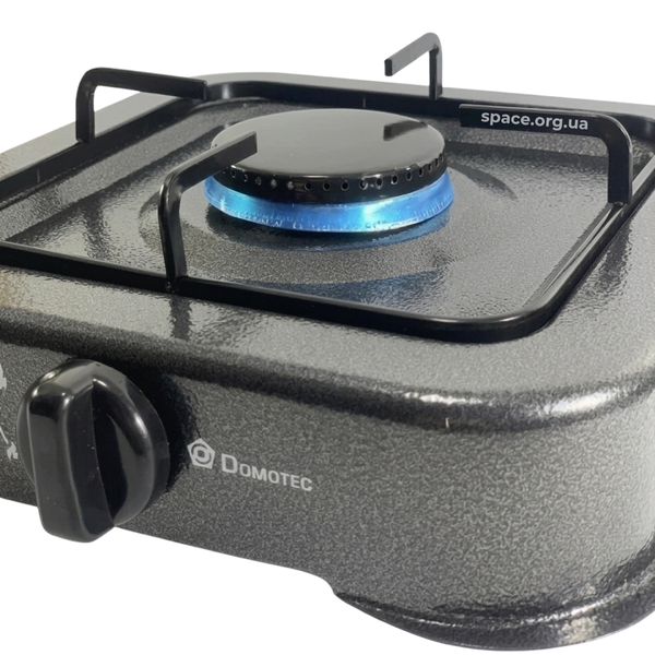Настільна газова плита Domotec MS-6601 таганок на 1 конфорку 10-MS-6601 фото