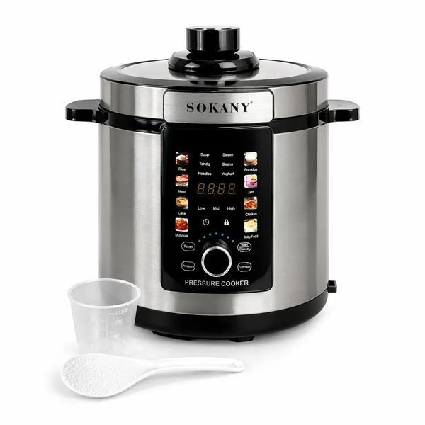 Мультиварка Sokany SK-07043 багатофункціональна 7 л 1500 Вт 12-SK-07043 фото