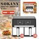 Аерофрітюрниця мультипіч SOKANY SK-10041 двокамерна 5+5л 1500Вт 1-SK-10041 фото 2