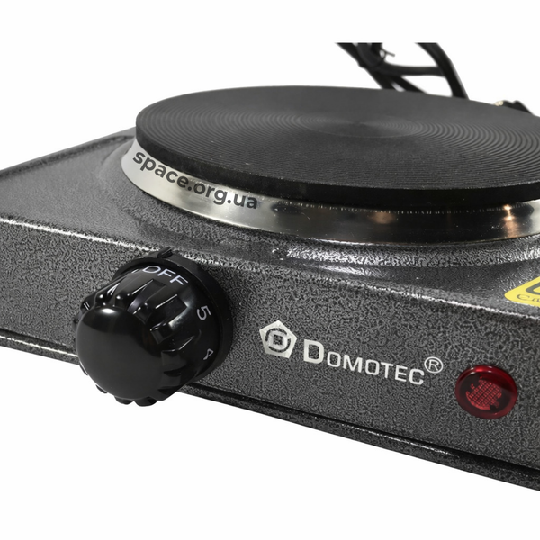 Настільна електроплита Domotec MS-5821 1000 Вт на 1 конфорку, 5 рівнів нагріву 10-MS-5821 фото