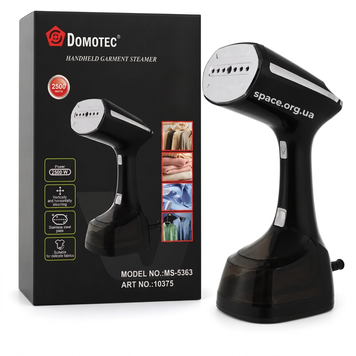 Відпарювач Domotec MS-5363 ручний із LED дисплеєм 2500 Вт 7-MS-5363 фото