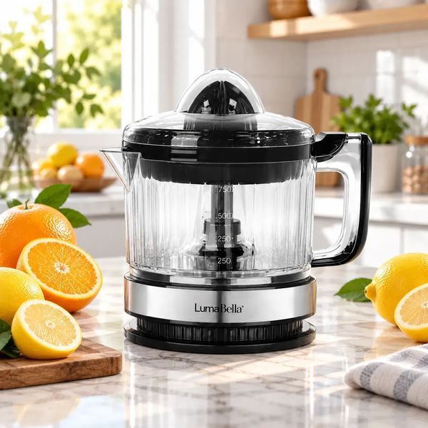 Електрична соковижималка для цитрусових LumaBella LB-51016 0,75 л (750 мл) 25 Вт з двома насадками 15-LB-51016 фото