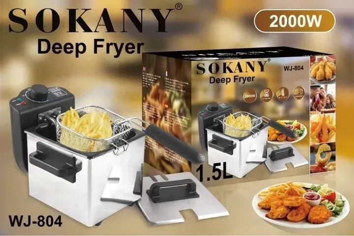 Фритюрниця Sokany WJ-804 1,5 л 1500 Вт 1-804 фото