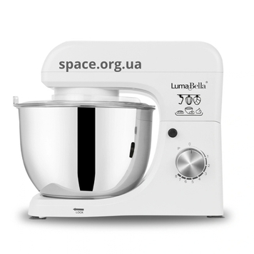 Кухонний тістоміс LumaBella LB-55001 5 л, 1500 Вт, 8 швидкостей 13-LB-55001 фото