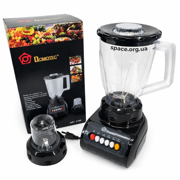 Блендер Domotec MS-9099 стаціонарний з кавомолкою 1.5 л 250 Вт 2-9099 фото
