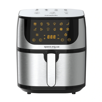 Аерофритюрниця LumaBella LB-60010 10 л 2000 Вт нержавіюча сталь, антипригарне покриття  1-LB-60010 фото